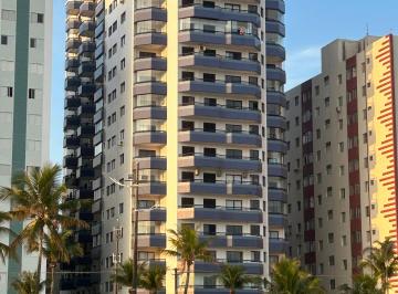 Apartamento de 1 quarto, Praia Grande · Apartamento Pé na Areia na Guilhermina - Sacada com Vista Mar Maravilhosa