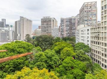Comercial · 112m² · Conjunto Comercial 113 m² com Vista Verde para a Praça, entre Metrô República e Anhangabaú