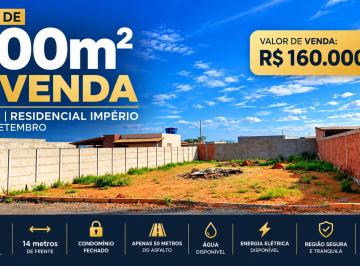 Terreno , Vicente Pires · Lote 400m² à Venda no 26 de Setembro – Rua 03, Residencial Império, Condomínio Fechado