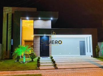 Casa · 170m² · 3 Quartos · 4 Vagas · Solaris Residencial Clube - Casa Alto Padrão de 3 Qts Área Gourmet e Piscina à venda no Condomínio S