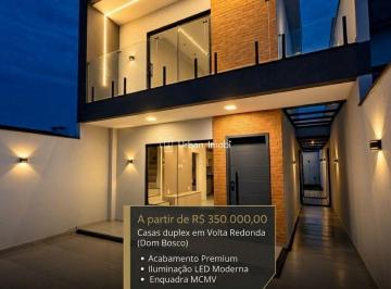 Casa · 86m² · 2 Quartos · 1 Vaga · Bosco Living – Casas Duplex, 2 e 3 quartos no Dom Bosco, Volta Redonda