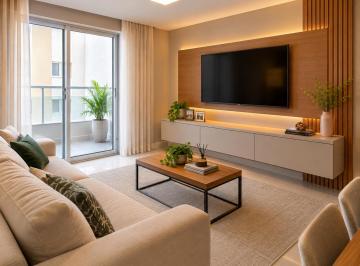 Apartamento de 2 quartos, Santos · Novo e Nunca Habitado! 2 Dormitórios com Vaga e Lazer Completo