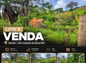 Terreno · 500m² · Lote à Venda no Nazaré – São Joaquim de Bicas/MG