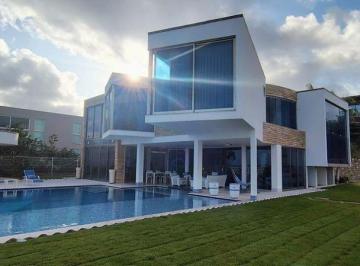 Casa · 551m² · 4 Quartos · 3 Vagas · Casa alto padrão, vista mar espetacular, 1105,28m2, Condomínio Horizonte Fênix