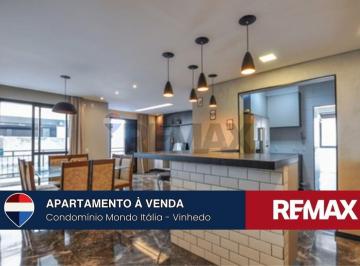 Apartamento · 96m² · 3 Quartos · 2 Vagas · Apartamento Mobiliado para locação em Vinhedo SP – 96m² | 2 Dorms | 2 Vagas | Condomínio Completo!