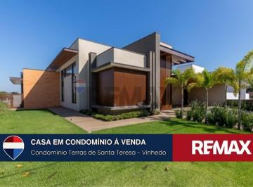 Casa · 395m² · 4 Quartos · 4 Vagas · Casa Nova a venda 395m2 de construção - 4 suítes com escritório e piscina - Terras de Santa Teresa -