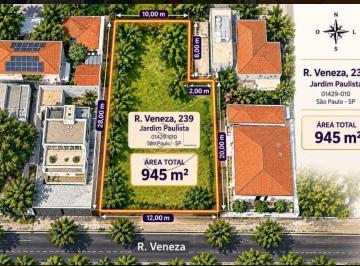 Terreno · 945m² · Terreno 945m² no Jardim Paulista
