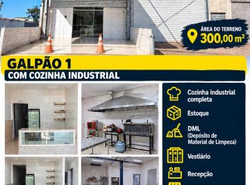 Comercial , Anápolis · 2 galpões comerciais à venda com cozinha industrial completa, estoque, vestiário