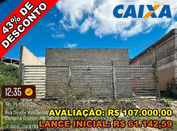 Casa de 2 quartos, Campina Grande · Casa com 360m² de área de terreno e 63,46m² de área privada - Campina Grande/PB
