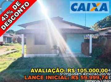 Casa de 2 quartos, Demerval Lobão · Casa com 145,6m² de área de terreno e 66,16m² de área privada - Demerval Lobão/PI
