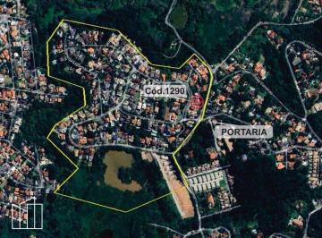 Vista aérea do condomínio Euroville. · Casa em condomínio, Euroville, Fazendinha, 5 dormitórios, 4 suítes, piscina aque