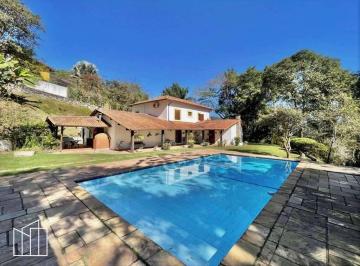 Piscina da casa rústica em terreno de 3.542 m², no condomínio Vila Real do Moinho Velho. · Casa rústica em condomínio, Vila Real do Moinho Velho, 3.542 m², 3 dormitórios,