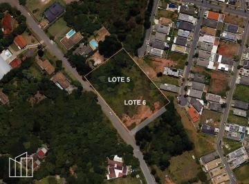 Vista aérea dos lotes da área de 4.973 m² no Paisagem Renoir. · Área de 4.973 m² para incorporação, Paisagem Renoir II e III, Moinho Velho, esqu
