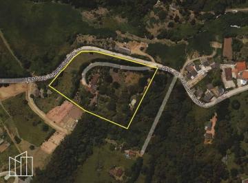 Vista aérea da área de 18.455 m² demarcada no Taboleiro Verde. · Área de 18.455 m² para incorporação, Taboleiro Verde, Km 36 Raposo Tavares, lote