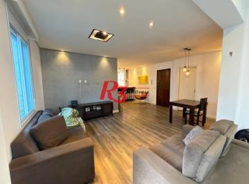 e066165c5044ed024771de40c3b623a45b6d0956 · Apartamento com 3 dormitórios para alugar, 110 m² por R$ 5.500,02/mês - Gonzaga - Santos/SP