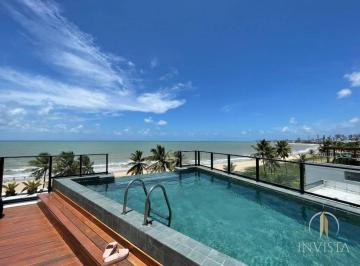 4f36b1b9d80fe6c697d9e6e01f83a524524457e9 · Flat de alto padrão pé na areia do Jardim Oceania, João Pessoa