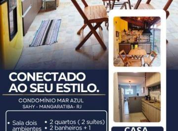 Casa · 70m² · 2 Quartos · 2 Vagas · Casa em Sahy, Mangaratiba/RJ de 70m² 2 quartos à venda por R$ 390.000,00