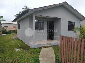 Casa · 50m² · 2 Quartos · 2 Vagas · Casa à venda com terreno grande em região de moradores-Matinhos PR