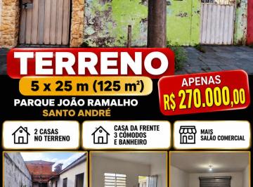 Casa de 2 quartos, Santo André · Apenas 270.000,00. Terreno 5x25m com 2 casas e salão comercial