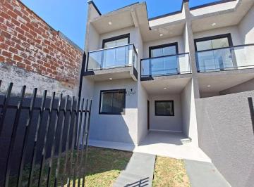 Casa · 61m² · 3 Quartos · 2 Vagas · Sobrado novo 3 dormitórios piso porcelanato região privilegiada - Campo de Santana - Curitiba