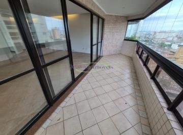 Foto 01 · Locação de Apartamento Amplo com 3 Dormitórios, Suíte, Varanda e 2 Vagas no Embaré em Santos