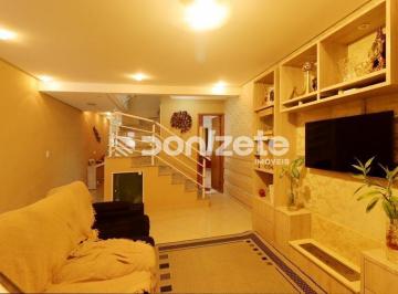 Sala · Sobrado à venda na Vila Camilópolis em Santo André com 3 quartos, closet, 2 vagas e churrasqueira
