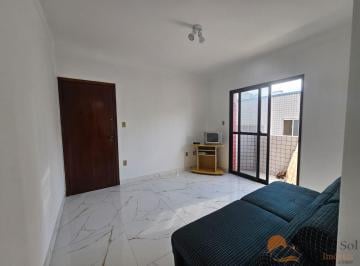 Apartamento · 55m² · 1 Quarto · 1 Vaga · Apartamento Reformado de 1 Dormitório e Semi Mobiliado - Canto do Forte, Praia Grande/SP