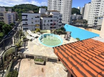 Foto · Cobertura com varanda e lazer a 400m da praia no Jardim Astúrias, Guarujá