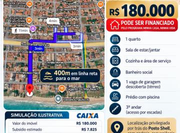 Apartamento de 1 quarto, Cabedelo · Oportunidade! Apto 1 quarto a poucos metros da praia de Camboinha