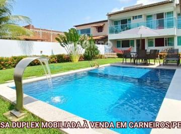 Casa de 4 quartos, Tamandaré · CASA DUPLEX MOBILIADA À VENDA PROXIMO AO PARK AQUATICO ACQUA VENTURA EM CARNEIROS/PE