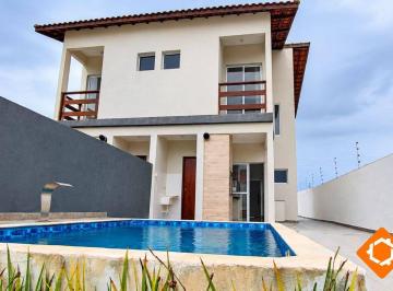 Casa · 75m² · 2 Quartos · 4 Vagas · SOBRADO MOBILIADO NO CIBRATEL COM PISCINA E ÁREA GOURMET ITANHAEM/SP