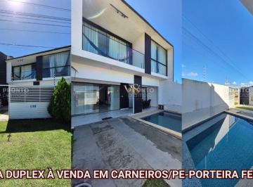 Casa de 3 quartos, Tamandaré · CASA DUPLEX À VENDA EM CARNEIROS/PE - PORTEIRA FECHADA