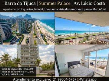 Apartamento de 2 quartos, Rio de Janeiro · Barra da Tijuca|Av. Lúcio Costa: Apartamento frontal,2 quartos, vista deslumbrante para o Mar
