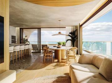 Living integrado com vista para o mar (imagem ilustrativa) · Garden duplex frente mar com piscina em Cabeçudas | Oceean