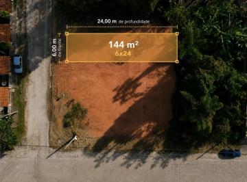 Terreno · 144m² · Terreno aterrado pronto para construir á 400 metros da praia com 144m² em Itapoá SC!