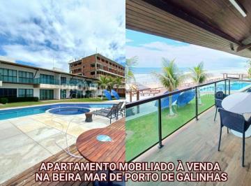 Apartamento de 3 quartos, Ipojuca · APARTAMENTO MOBILIADO À VENDA BEIRA MAR DE PORTO DE GALINHAS/PE