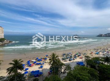 Foto · Apartamento frente mar com varanda vista mar nas Pitangueiras, Guarujá