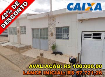 Casa de 2 quartos, Serra Talhada · Casa com 52,5m² de área de terreno e 48,66m² de área privada - Serra Talhada/PE