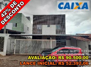 Apartamento de 2 quartos, Sumé · Apartamento com 50,49m² de área privada - Edifico Residencial ivo Necco - Sumé/PB