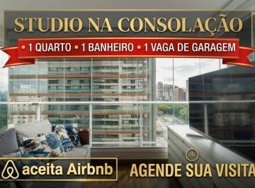 Apartamento de 1 quarto, São Paulo · Studio para venda em Consolação com 1 quarto,1 banheiro e 1 vaga 33m²