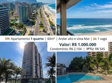 Apartamento de 1 quarto, Rio de Janeiro · Barra da Tijuca|Av. Lúcio Costa| Lá Réserve: Apartamento 1 quarto, vista Mar lateral, andar alto.