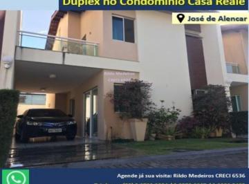 Casa · 121m² · 3 Quartos · 2 Vagas · Duplex em condomínio no bairro José de Alencar