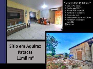 Rural · 150m² · 3 Quartos · 6 Vagas · Sitio em Aquiraz Patacas  11mil m²