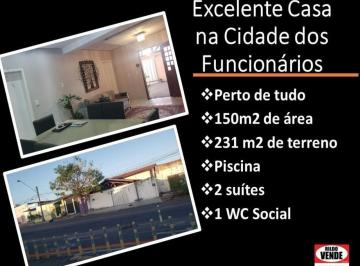 Casa · 150m² · 2 Quartos · 3 Vagas · Excelente Casa na Cidade dos Funcionários - 150 m2