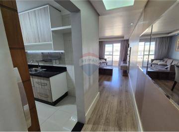 Apartamento · 59m² · 2 Quartos · 1 Vaga · Apartamento semi-mobiliado com 2 dormitórios, sendo 01 suíte, para alugar