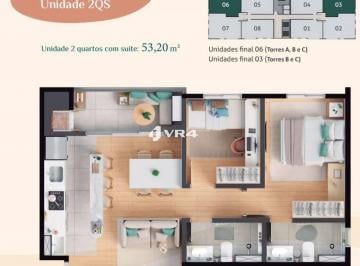 Apartamento · 64m² · 3 Quartos · 1 Vaga · Lançamento em Itapoá, 2 e 3 Quartos, 52 e 64m²