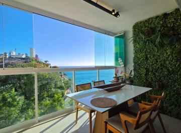 Apartamento · 56m² · 1 Quarto · 1 Vaga · Apartamento à venda com quarto e sala 56 m² porteira fechada e vista mar no Cloc Marina Residence