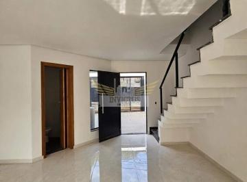 Casa · 94m² · 3 Quartos · 2 Vagas · Sobrado Novo com 3 Dormitórios à Venda, 94m² - Jardim Utinga, Santo André/SP.