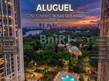 725871qhi.jpg · PARQUE DAS ROSAS,  ROSA DOS MARES,  Apartamento Mobiliado em Andar Alto, 1 Suíte e Vaga de Garagem!