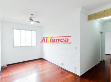 Apartamento · 57m² · 2 Quartos · 1 Vaga · Apartamento 57m² à locação, 2 quartos, 1 vaga garagem no Jardim Cocaia - Guarulhos/SP